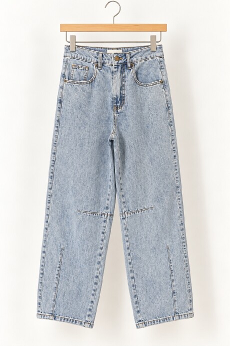 Pantalon Lotus (barrel fit) Azul Soft