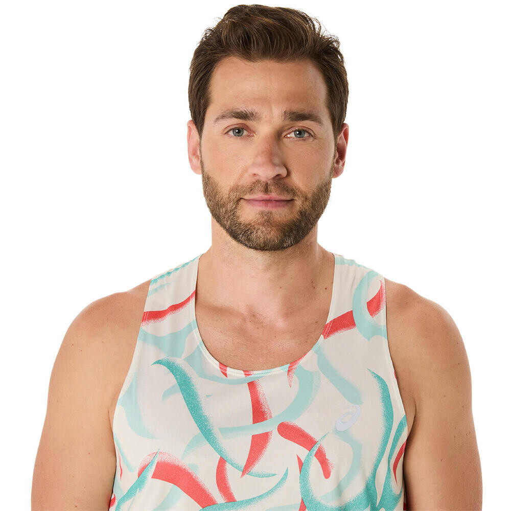 Road All Over Print Singlet - Hombre Birch