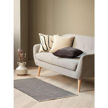 Alfombra HOSTA 65x140 negro/beige Negro/beige