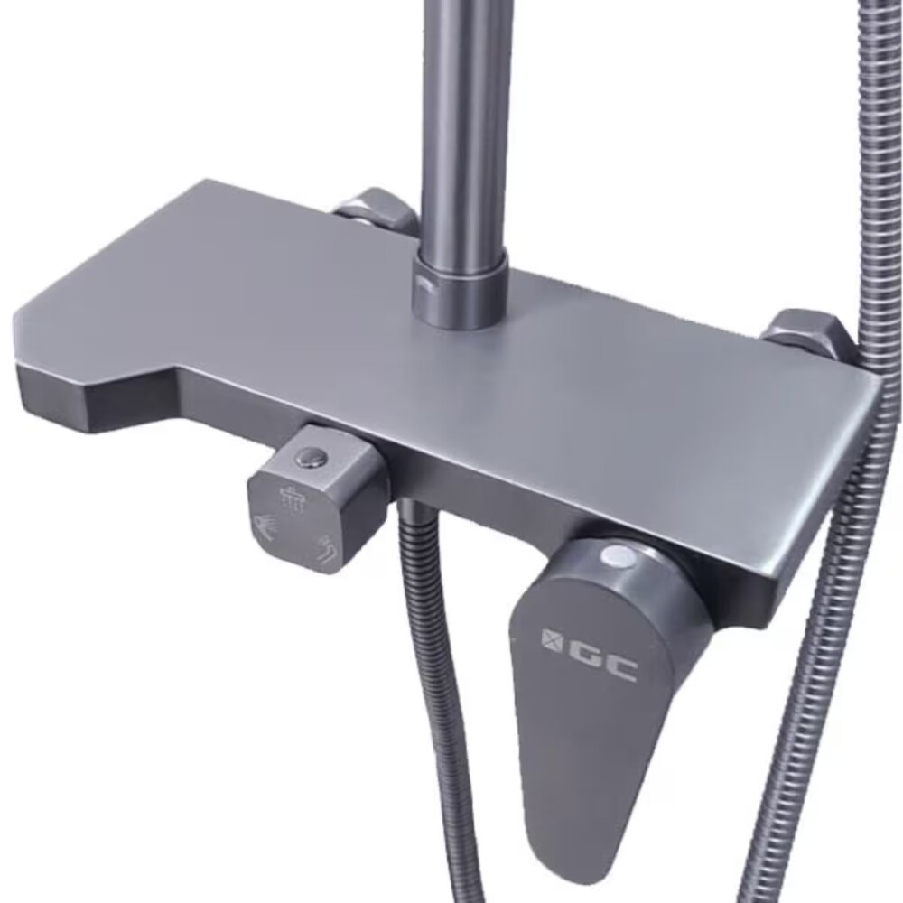 Barral de ducha Monocomando Exterior con transferencia Celtic Grafito Barral De Ducha Monocomando Exterior Con Transferencia Celtic Grafito