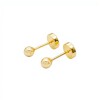 Abridores Bolita-Oro 18k-Sin piedra-AB9517 sinpiedra