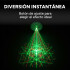 Proyector Luces Laser 8 En 1 Iluminación Fiestas Discoteca Color Negro