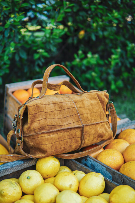 Bolso Mini Rodeo Óxido Gamuza