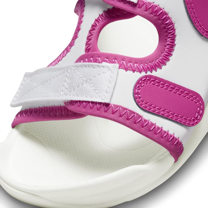 Sandalia Nike Sunray Adjust 6 de Niños - DX5545-100 Blanco-fucsia