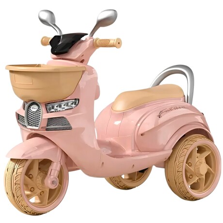 Moto Scooter Infantil a Batería Bebesit Scooby Rosa