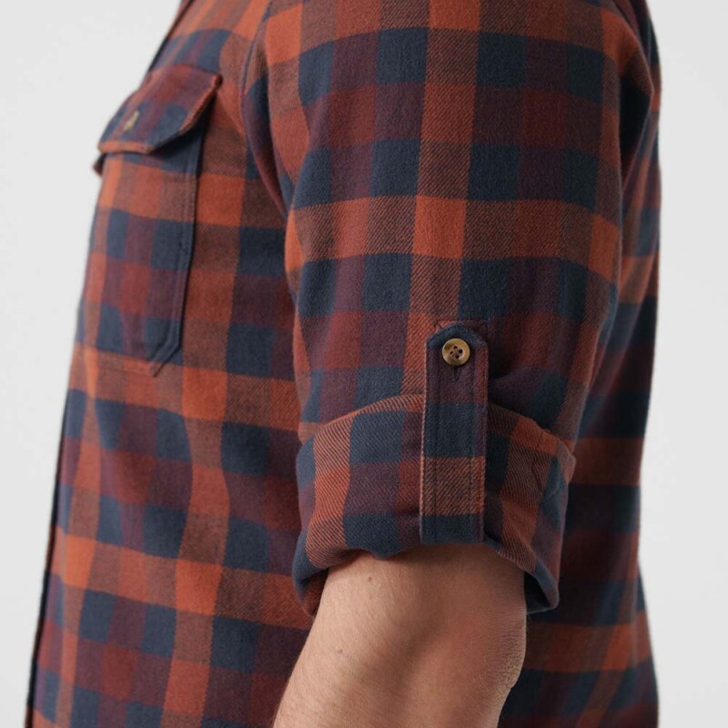 Camisa Fjallraven Skog Shirt M Hombre Dark Navy-dark Oak