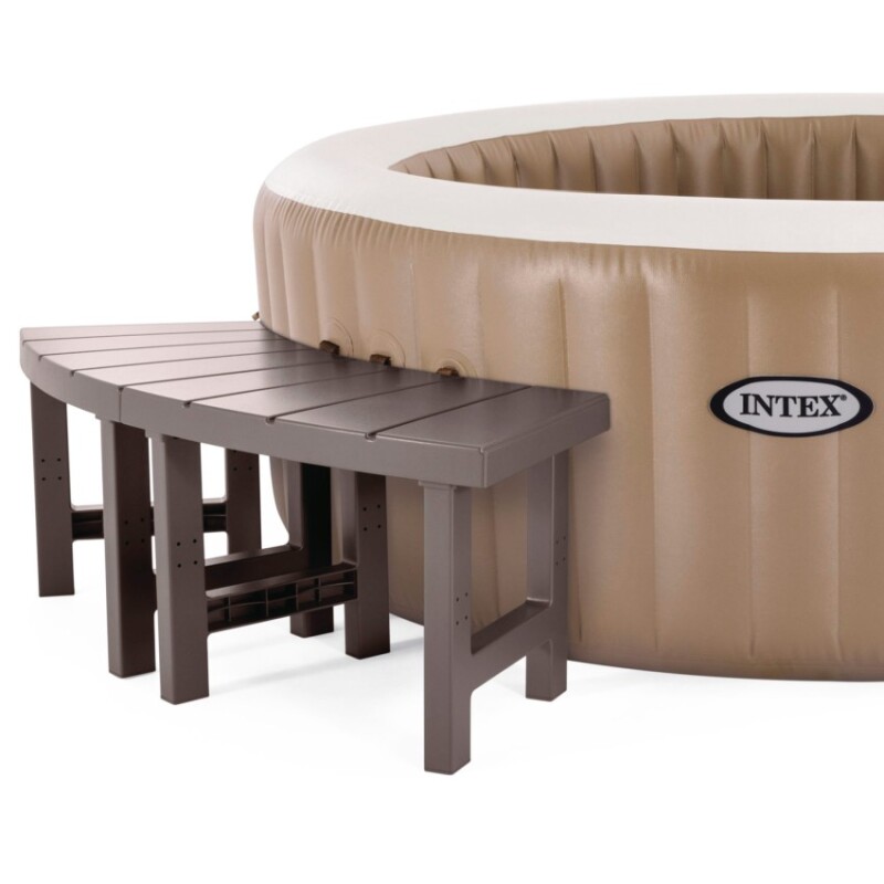 INTEX JUEGO DE 2 BANCOS MEDIANOS PARA PURESPA CIRCULAR DE 4 PERSONAS Intex Juego De 2 Bancos Medianos Para Purespa Circular De 4 Personas