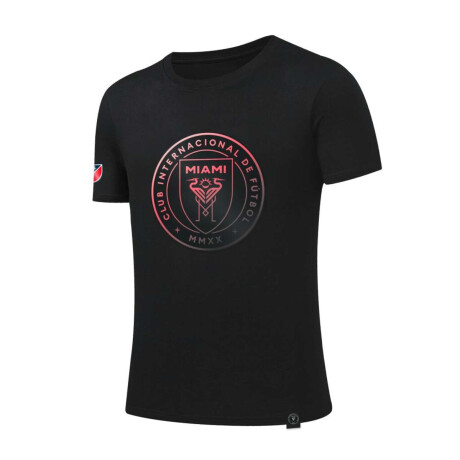 Remera Inter Miami de Niños Negro