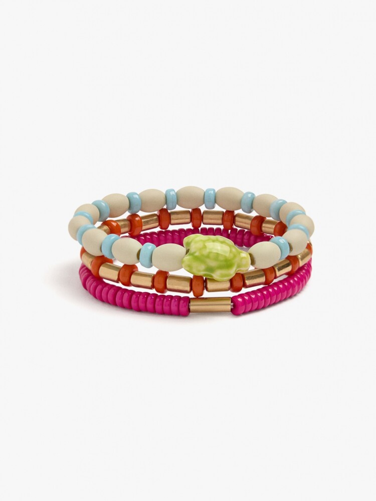 Conjunto De Pulseras Bandana Bay multicolor