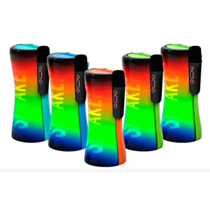 Parlante Bluetooth Portátil RGB Con Micrófono Inalámbrico FM USB Parlante Bluetooth Portátil RGB Con Micrófono Inalámbrico FM USB