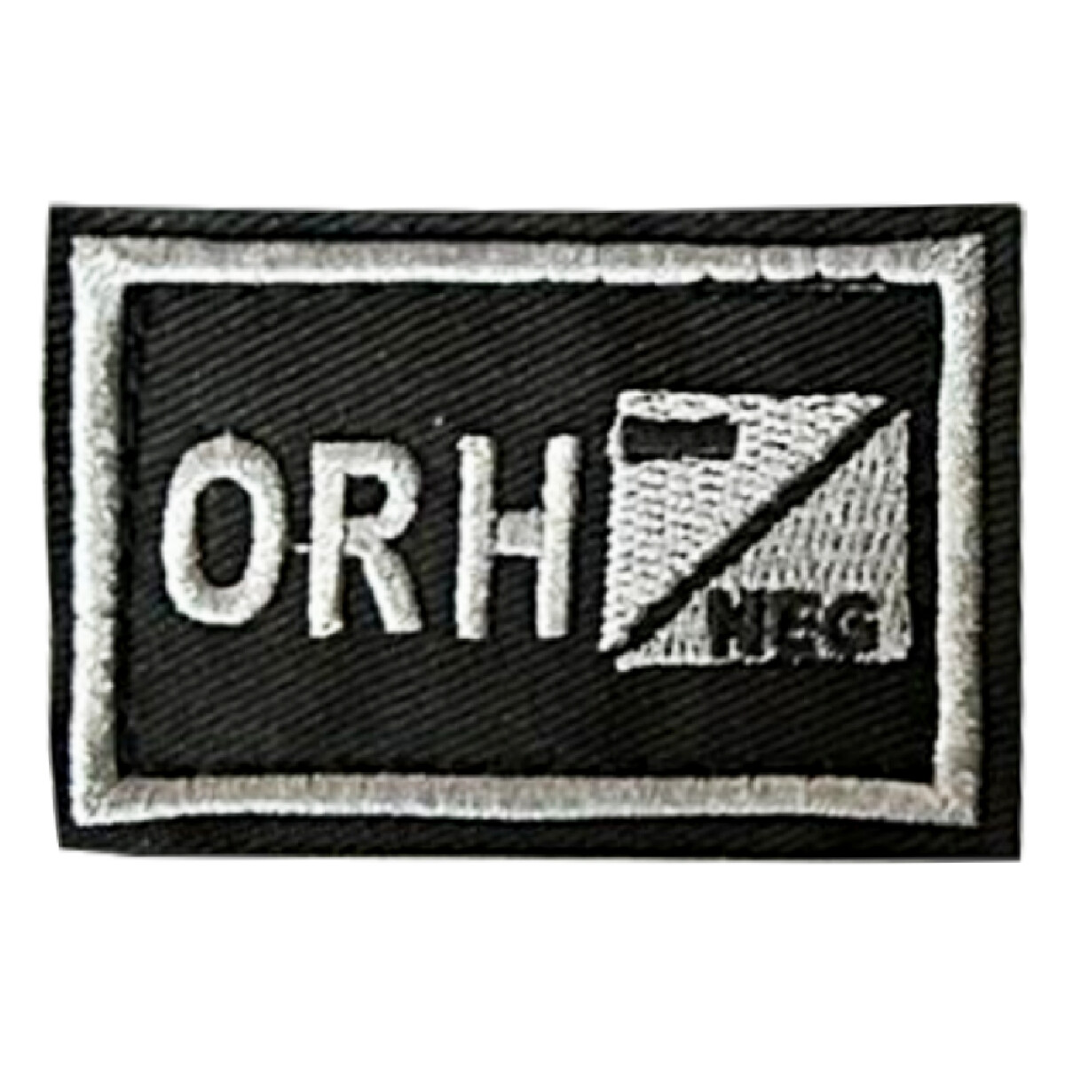 Parche bordado de grupo sanguíneo - ORh - 