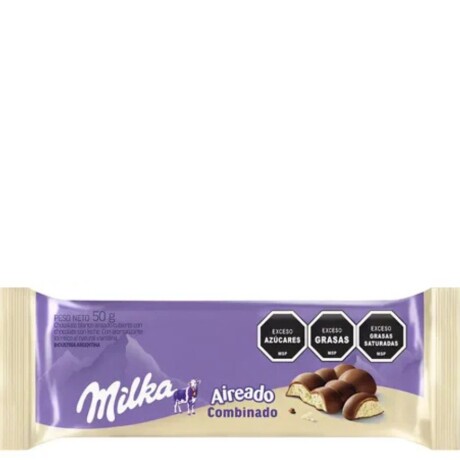CHOCOLATE MILKA 50GRS LEGER COMBINADO TABLETA AIREADO (CHICA) CHOCOLATE MILKA 50GRS LEGER COMBINADO TABLETA AIREADO (CHICA)