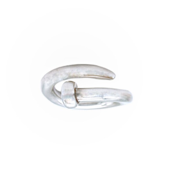 Anillo Clavo-Plata 925 Inflada-Sin Piedra-AN3033 sinpiedra