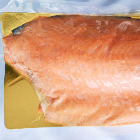 FILET SALMON AHUMADO PREMIUM EN FETAS VAC PAC 3-4 LBS. Filet Salmon Ahumado Premium En Fetas Vac Pac 3-4 Lbs.
