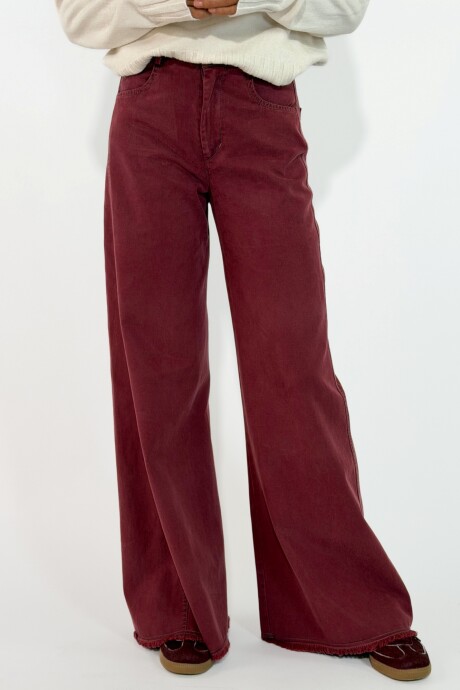 PANTALON LENNON Bordo