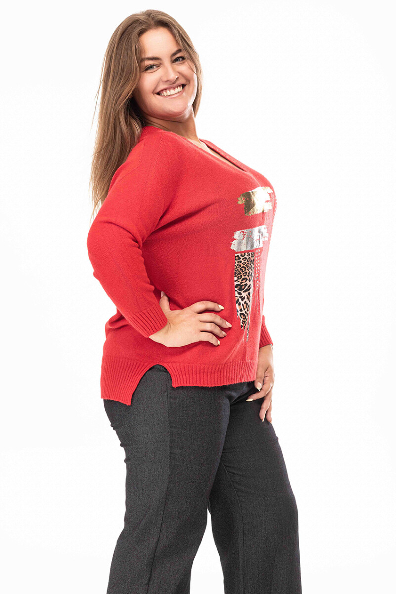 Sweater París - Rojo 