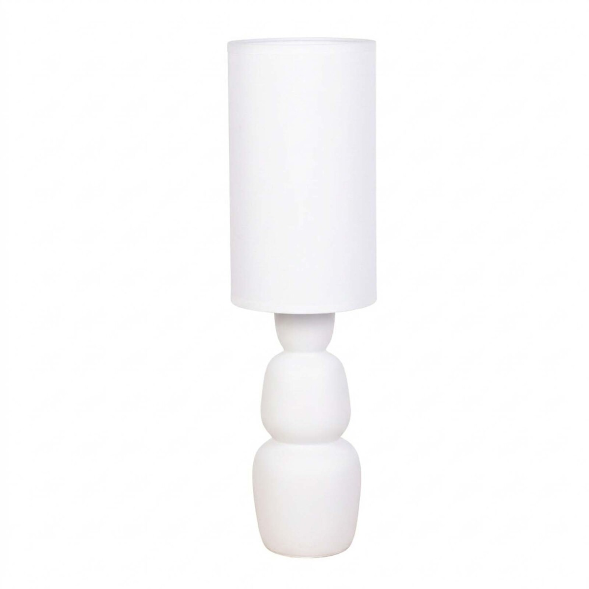 LÁMPARA DE PIE - CERAMICA BLANCO AT25071 