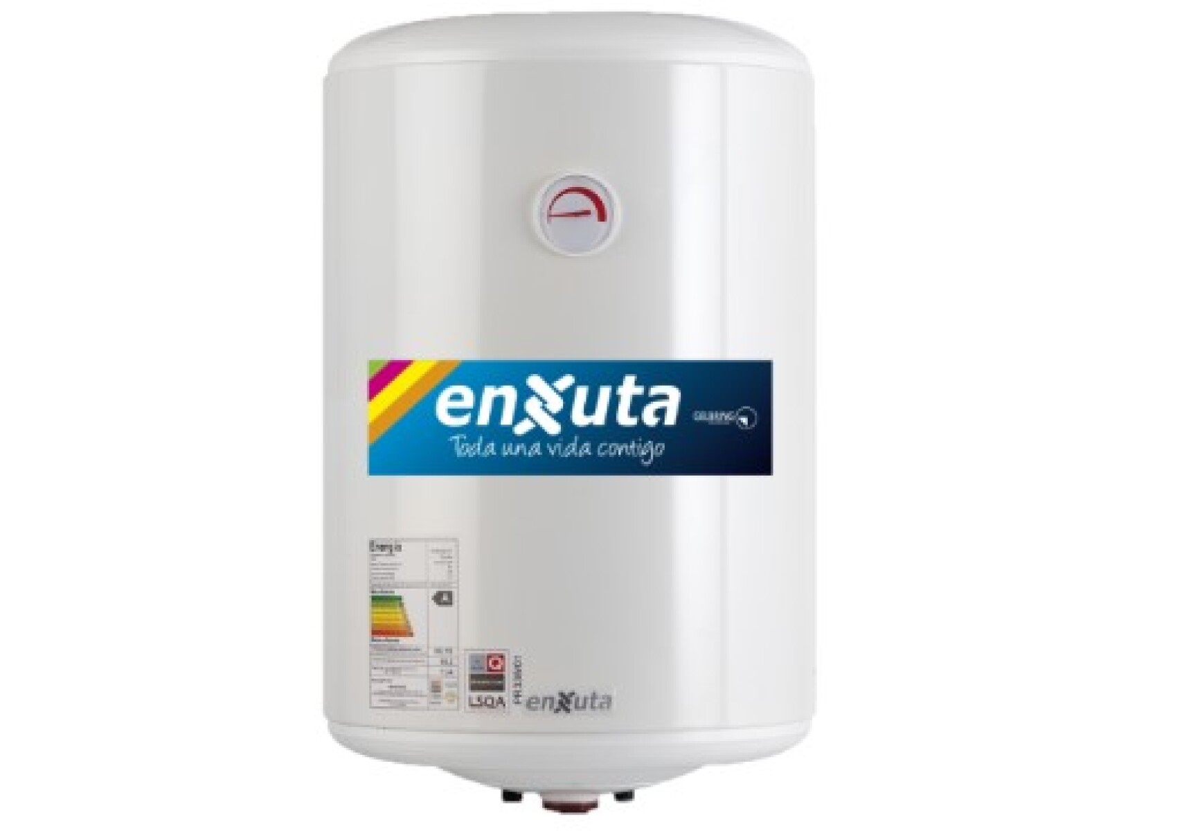 TERMOTANQUE DE ACERO 91 LITROS ENXUTA CILINDRICO 