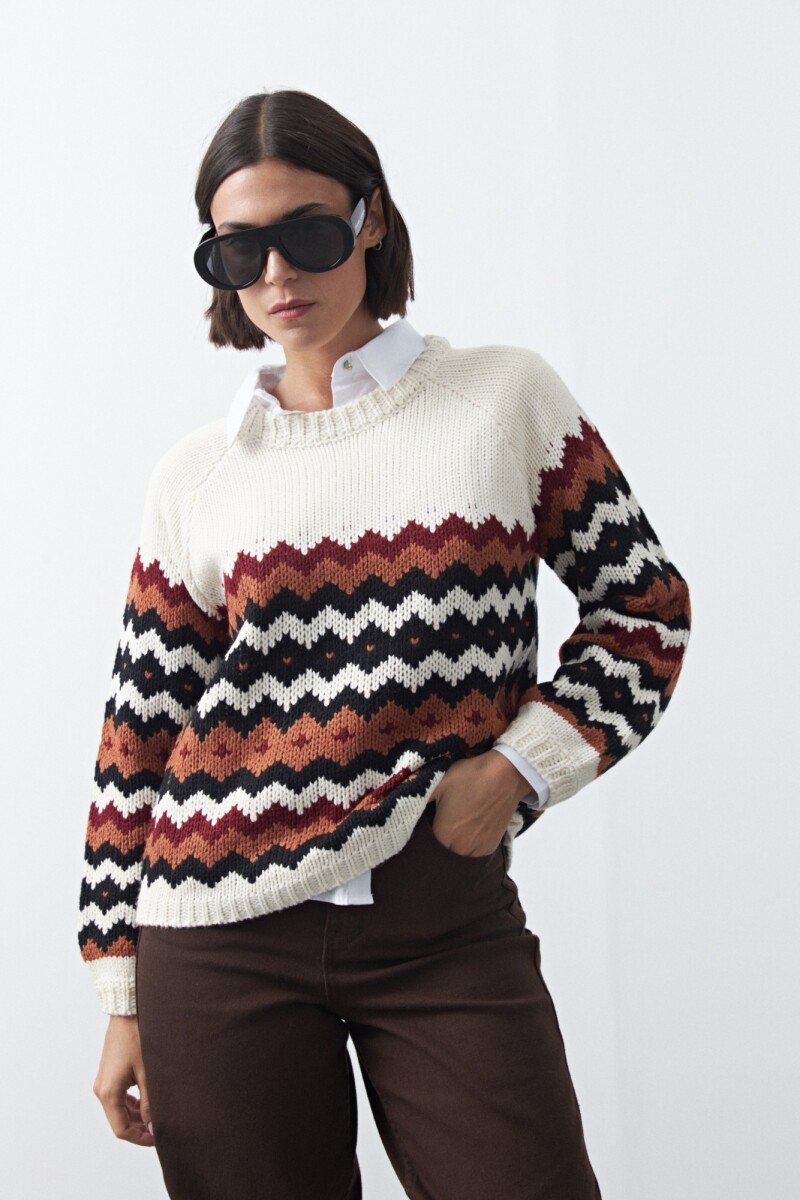 SWEATER CEDRINA Crudo