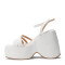 Sandalias de Mujer Miss Carol SEOUL con plataforma Blanco