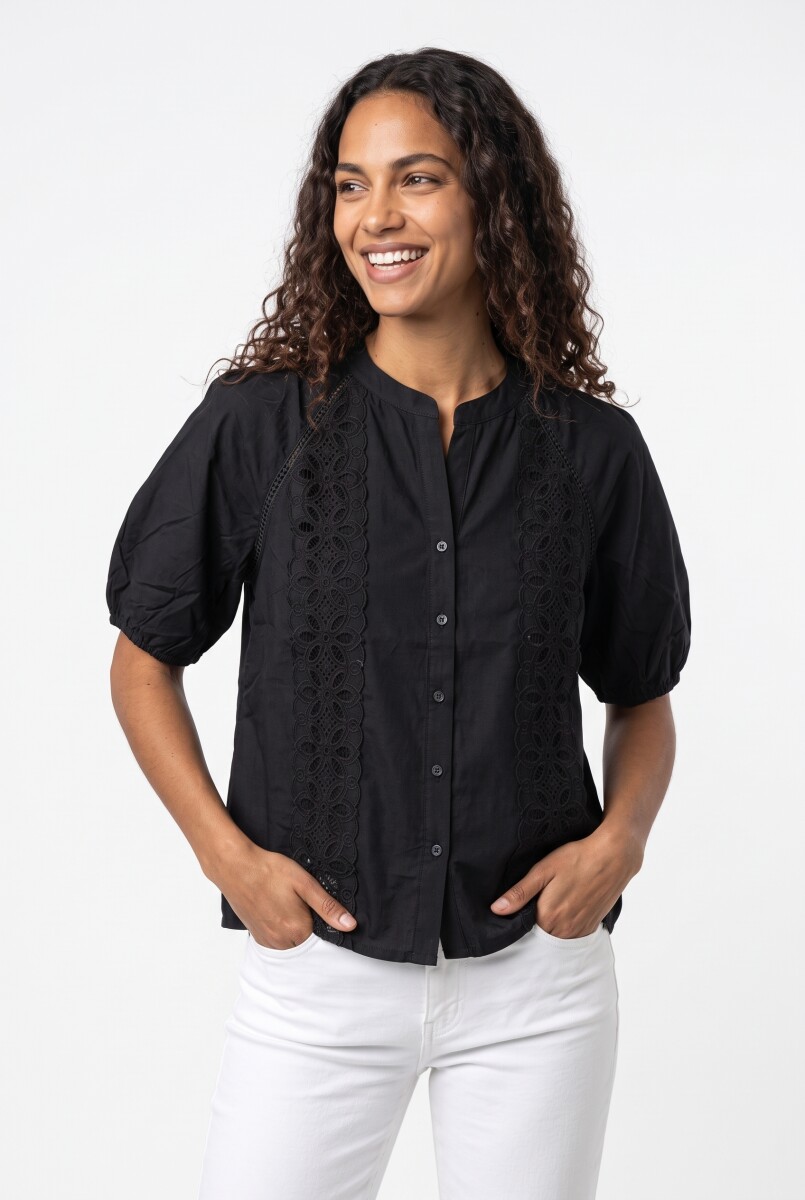 BLUSA SALINA - NEGRO. 