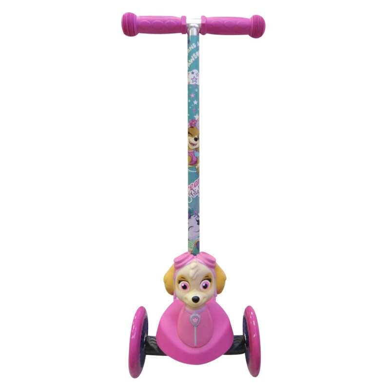 Monopatin Nickelodeon 3D 3 ruedas Paw Patrol Rosa