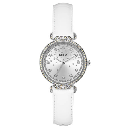 Reloj GUESS GW0764L4 en Cuero Blanco Esfera 32mm 0