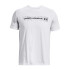 UA CAMO CHEST STRIPE SS-WHT WHT-100