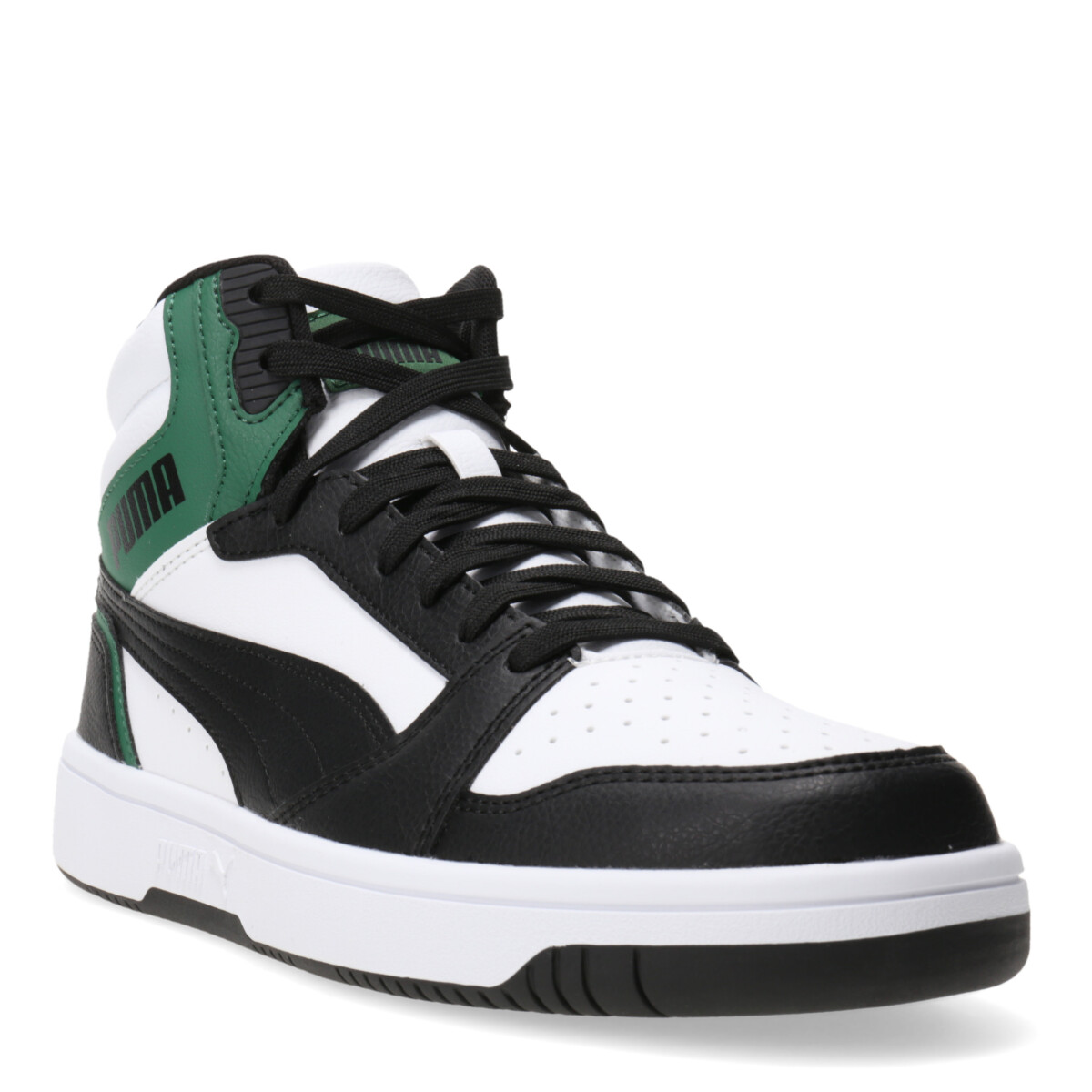 Championes de Hombre Puma Rebound V6 - Blanco - Negro - Verde 