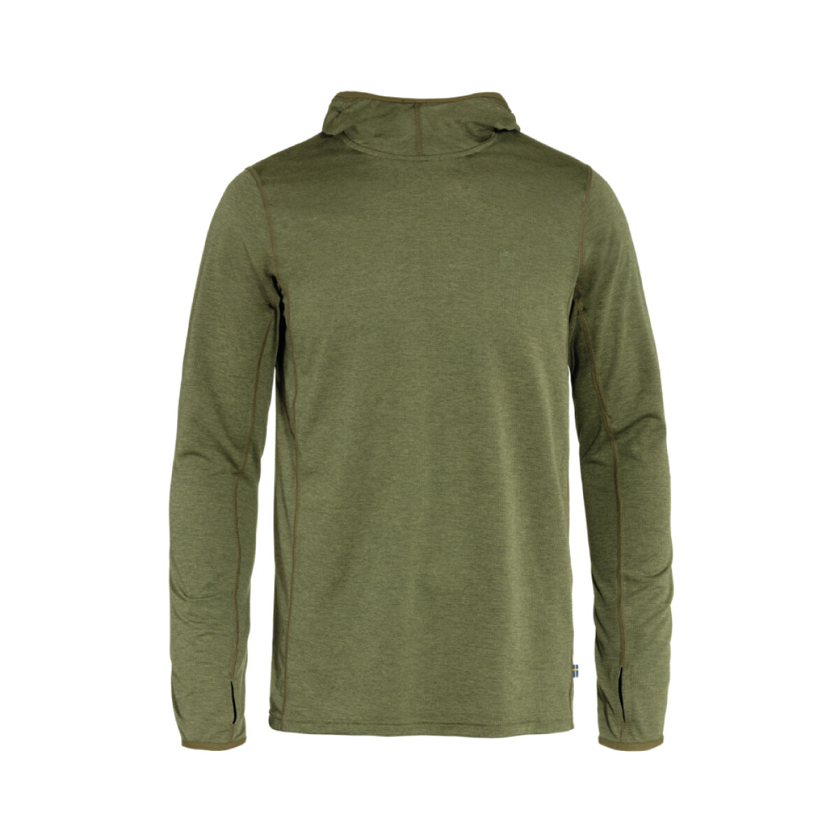 Polo Fjallraven Abisko Sun-hoodie Hombre - Green 
