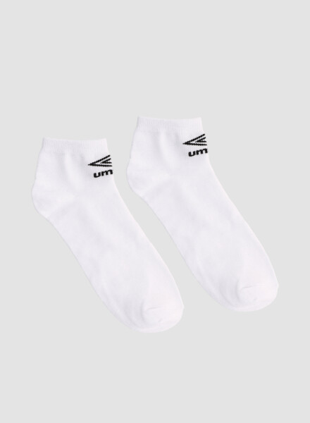 Media corta lisa individual umbro Blanco