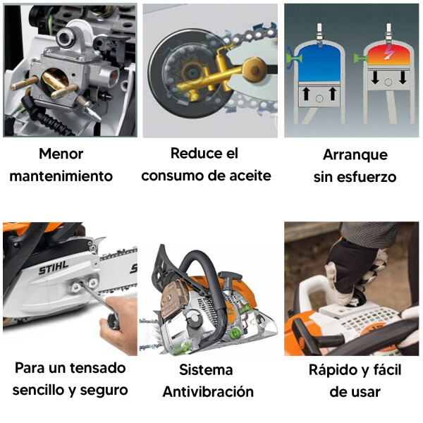 Motosiera Stihl Ms310 59 Cc 45 Cm MOTOSIERRA STIHL MS 310 45 CM 2956001