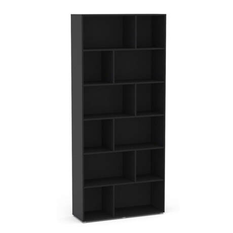 Biblioteca Xangai 441 12 Reparticiones De Mdf Ub NEGRO