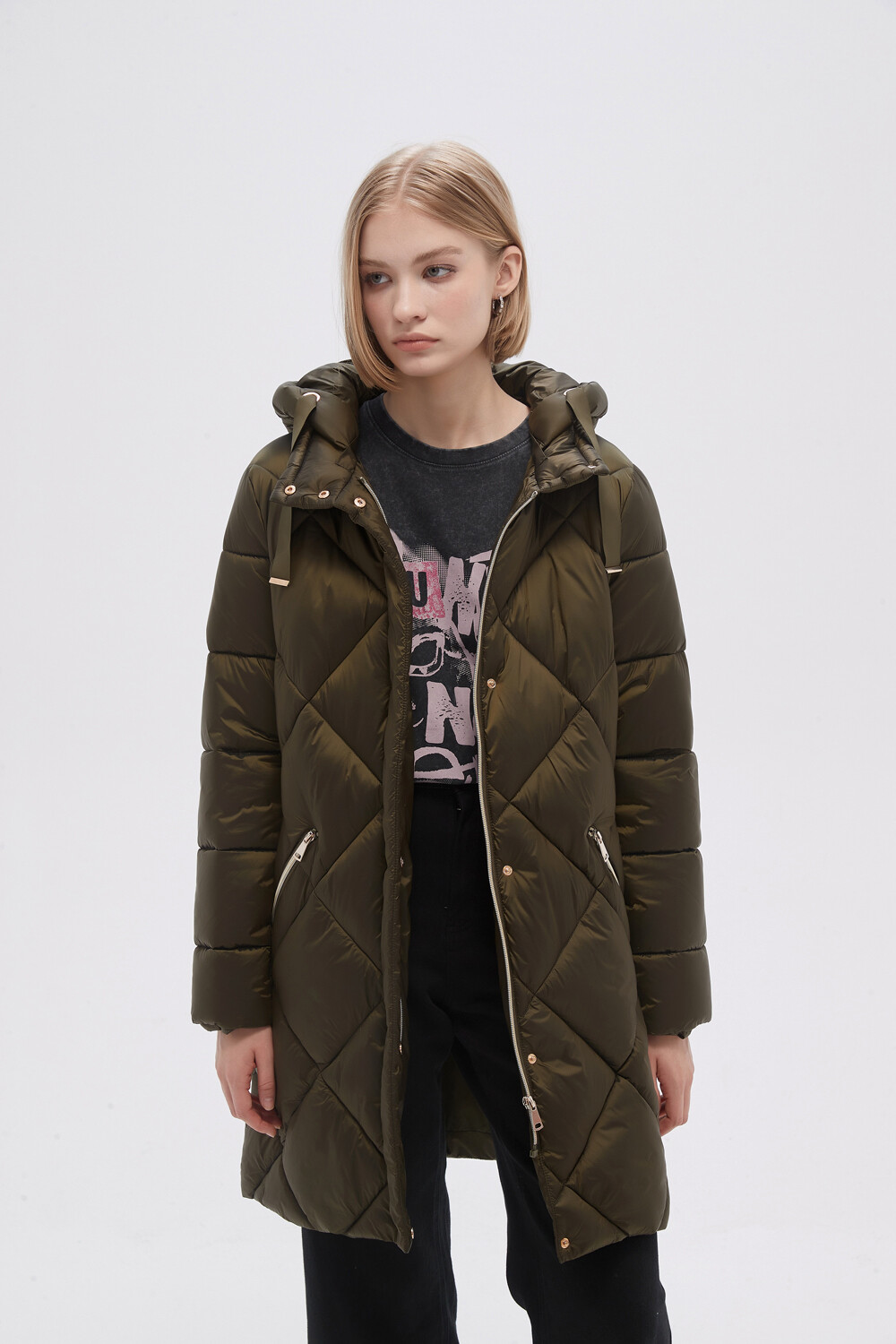 Campera Mirisa Verde Oliva Oscuro