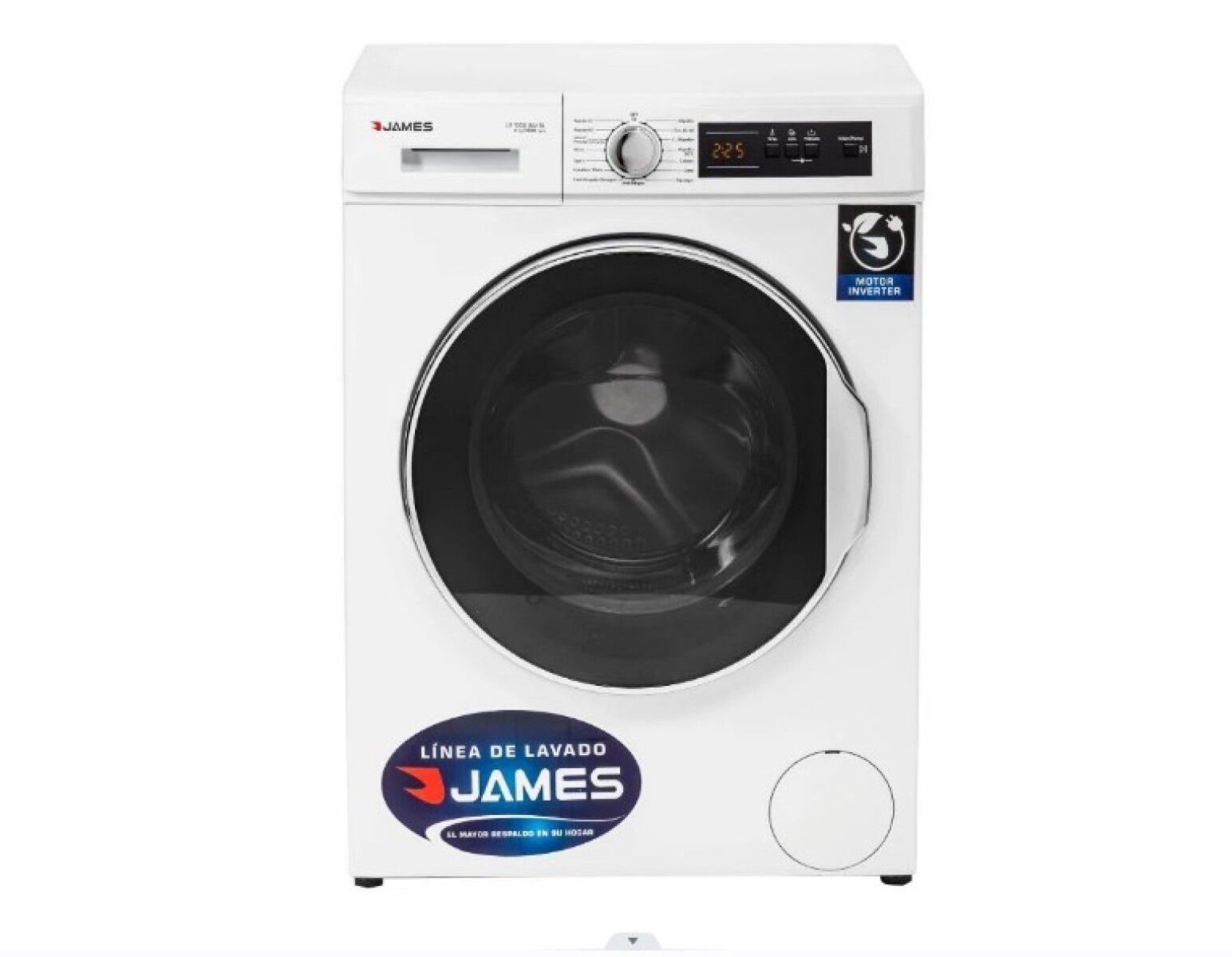 Lavarropa JAMES LR 1008 Inverter 6 Kg Blanco Compacto 