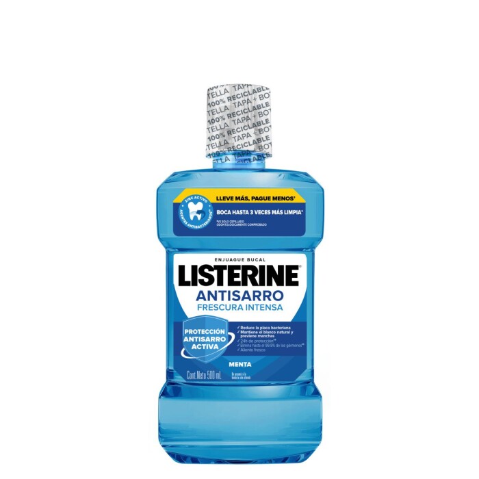 LISTERINE CUIDADO ANTI SARRO 500 ML. única