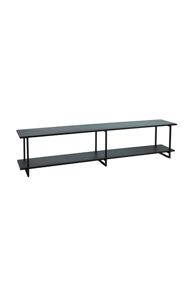 Abruzzo RACK ABRUZZO NEGRO 220X40X50H CM