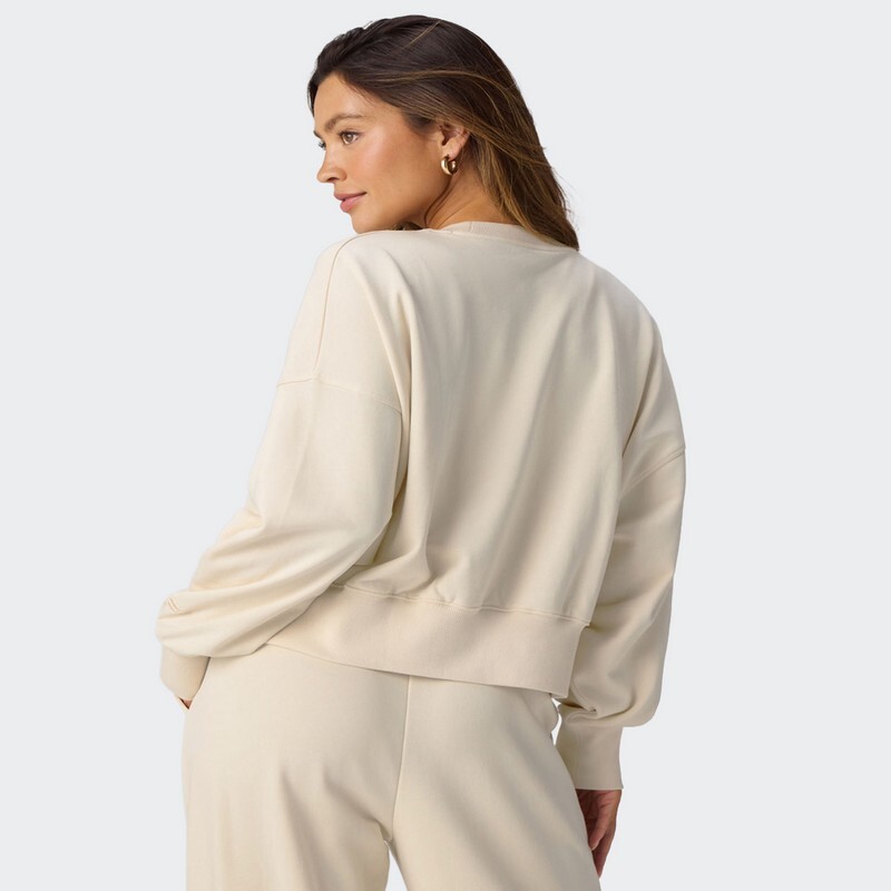 Buzo Fabletics Year Round Terry Crew Beige