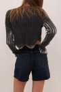*SHORT BLUE BLACK Negro