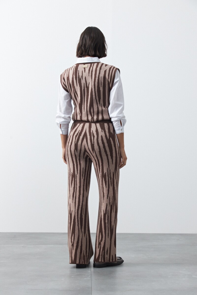 PANTALÓN LILAN Marrón oscuro