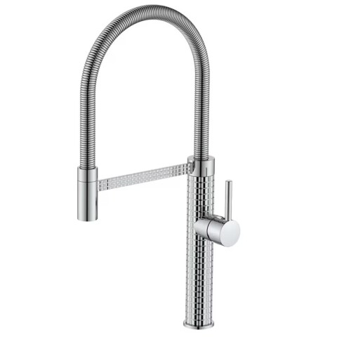 Grifería de cocina Monocomando de mesada Chef Pico móvil Cromo Grifería De Cocina Monocomando De Mesada Chef Pico Móvil Cromo