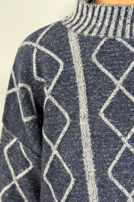 SWEATER RINGO Azul