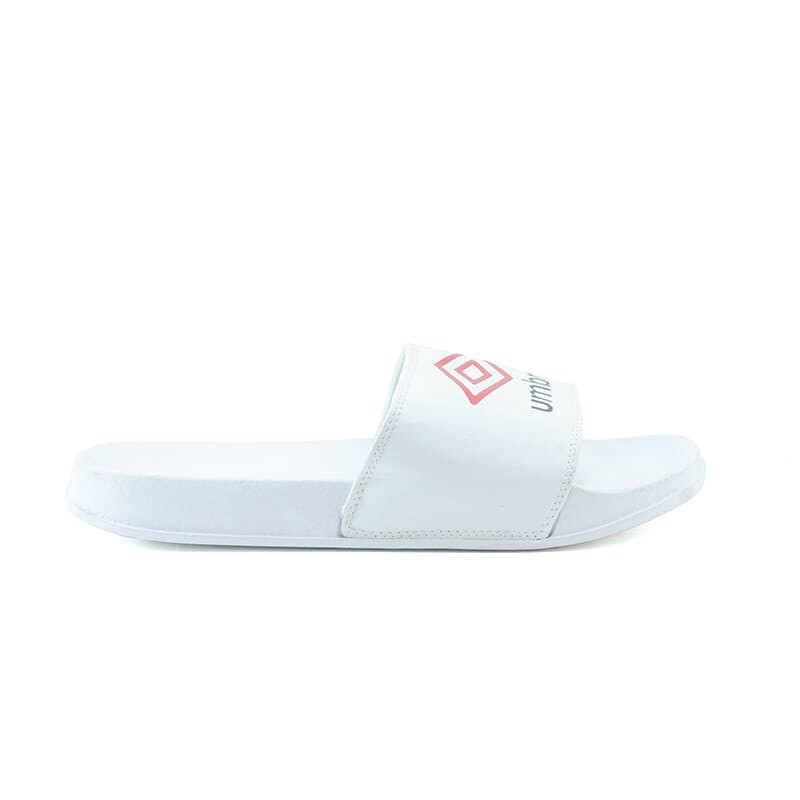 Ojotas Umbro Locker Room AD de Hombre - 20103980 Blanco-rojo