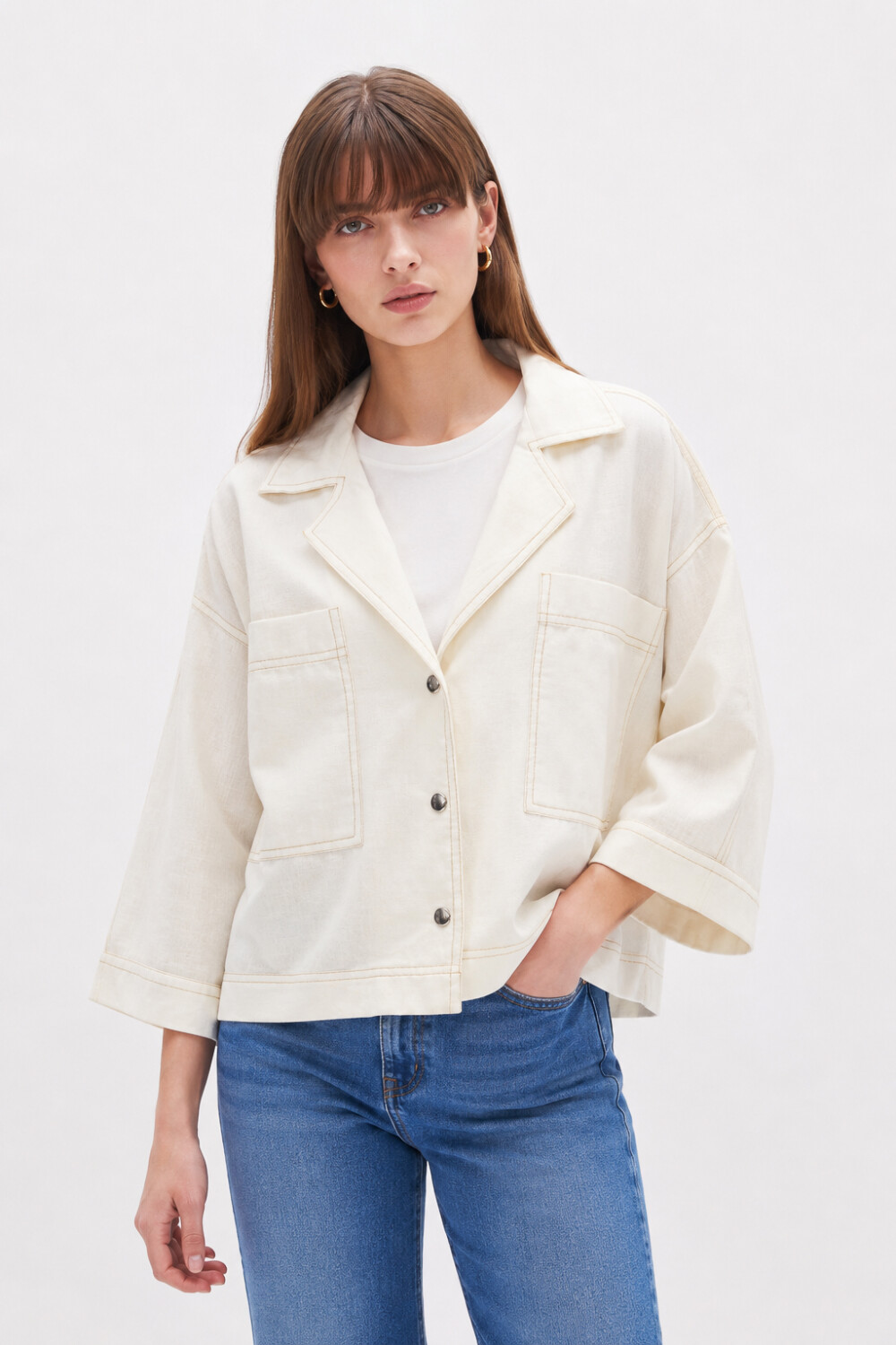 Sobrecamisa Brelin Marfil / Off White