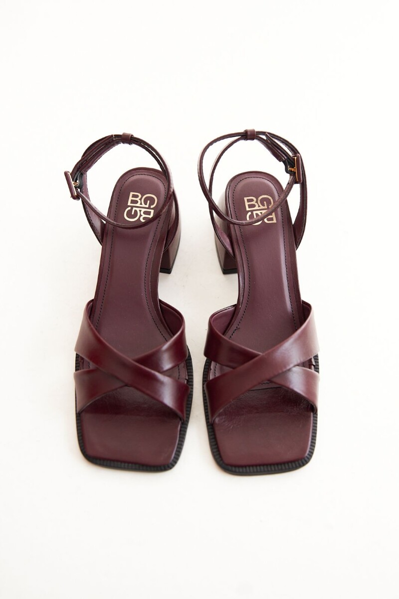 Sandalias Aime - Bordo 