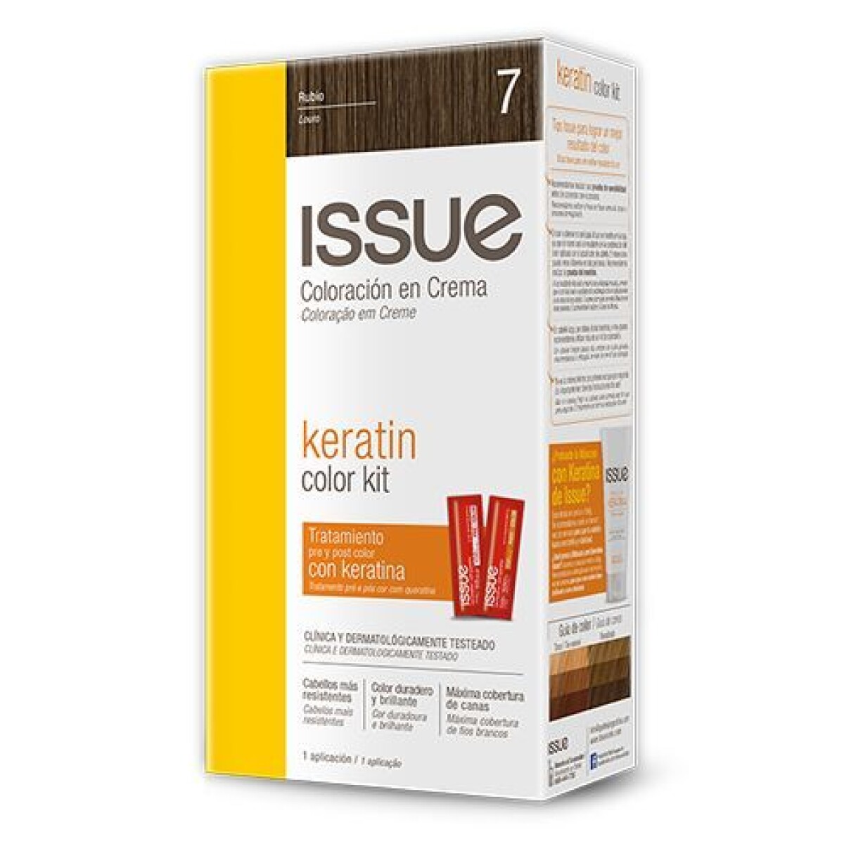 Issue Coloración Tono 7 Rubio – Tinte Profesional