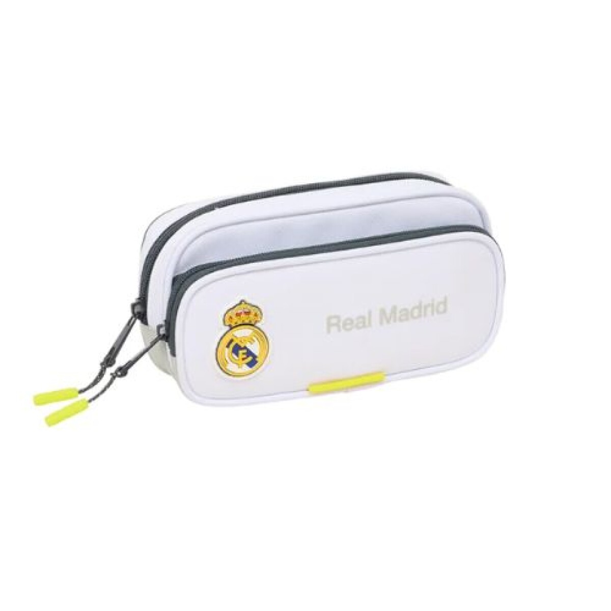Cartuchera con bolsillo Safta Real Madrid - Cartuchera Con Bolsillo Safta Real Madrid 