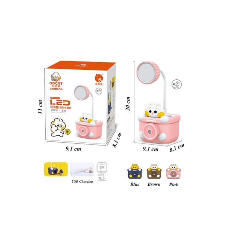 LAMPARA ESCRITORIO LED PORTA LAPICES Q10 LAMPARA ESCRITORIO LED PORTA LAPICES Q10