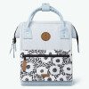 Mochila Cabaia Bodrum Small - CABA-VELREC-BOD01 Gris Hielo-negro