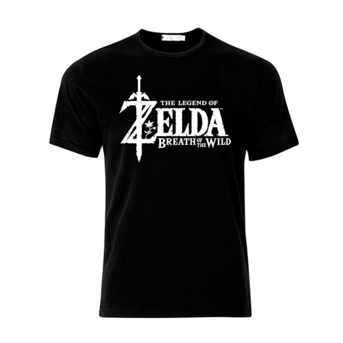 Remera Logo Blanco Zelda Breath of the Wild (Entallado - Mujer) - xl 